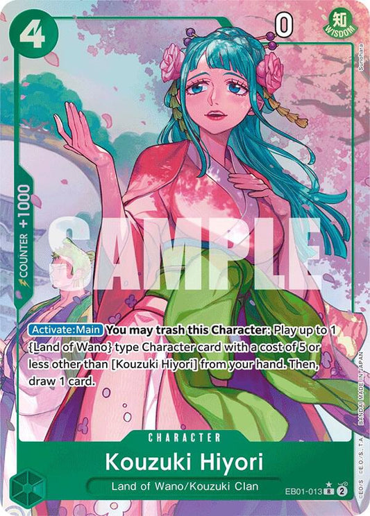 Kouzuki Hiyori (Alternate Art) - Extra Booster: Memorial Collection - R - EB01-013