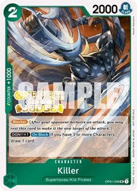 Killer (Judge Pack Vol. 3) - One Piece Promotion Cards - UC - OP01-039