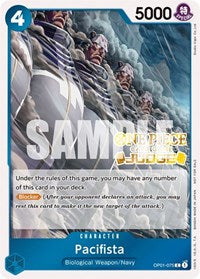 Pacifista (Judge Pack Vol. 3) - One Piece Promotion Cards - C - OP01-075