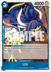 Ulti (Judge Pack Vol. 3) - One Piece Promotion Cards - R - OP04-043