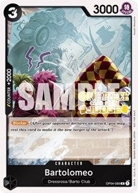 Bartolomeo (Judge Pack Vol. 3) - One Piece Promotion Cards - R - OP04-089