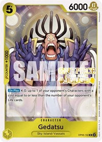 Gedatsu (Judge Pack Vol. 3) - One Piece Promotion Cards - R - OP05-102