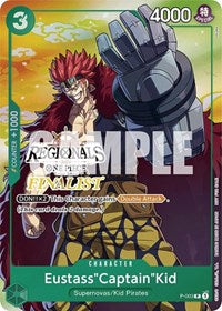 Eustass"Captain"Kid (Offline Regional 2024 Vol. 2) [Finalist] - One Piece Promotion Cards - PR - P-003