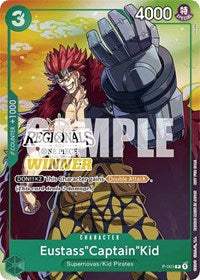 Eustass"Captain"Kid (Online Regional 2024 Vol. 2) [Winner] - One Piece Promotion Cards - PR - P-003