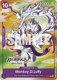 Monkey.D.Luffy (041) (Offline Regional 2024 Vol. 2) [Participant] - One Piece Promotion Cards - PR - P-041