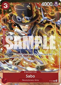 Sabo (Event Pack Vol. 4) - One Piece Promotion Cards - PR - P-044