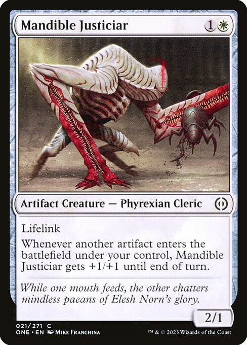 Mandible Justiciar - Phyrexia: All Will Be One - C - 21