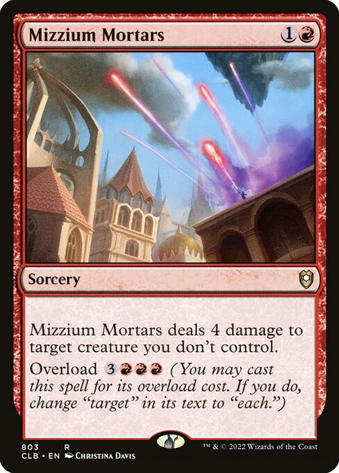 Mizzium Mortars - Commander Legends: Battle for Baldur's Gate - R - 803