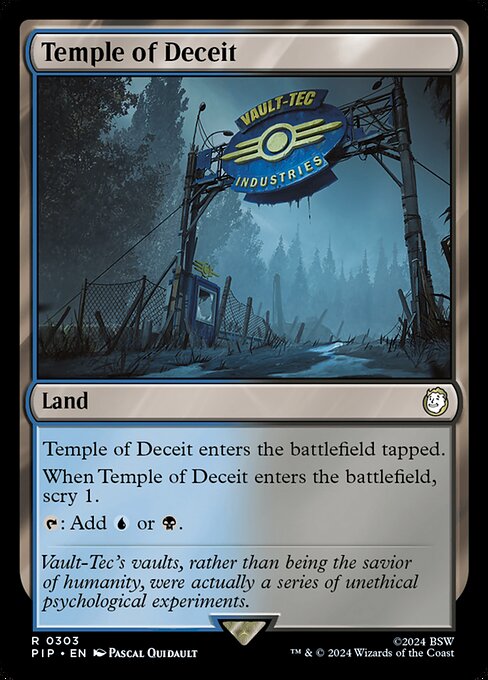Temple of Deceit - Universes Beyond: Fallout - R - 303