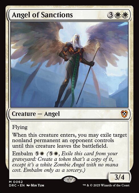 Angel of Sanctions - Commander: Aetherdrift - M - 62