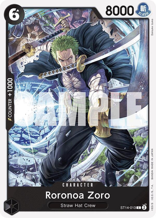 Roronoa Zoro - Starter Deck 14: 3D2Y - C - ST14-013