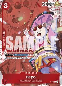 Bepo (Winner Pack Vol. 7) - One Piece Promotion Cards - PR - P-019