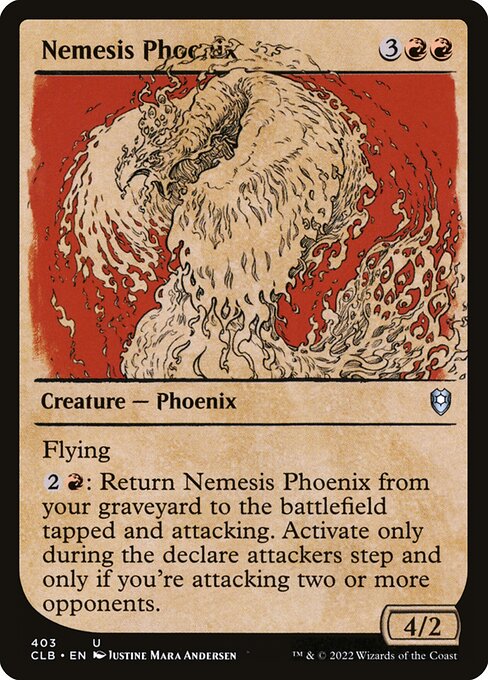 Nemesis Phoenix (Showcase) - Commander Legends: Battle for Baldur's Gate - U - 403