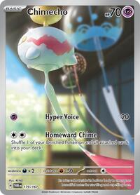 Chimecho - 179/167 - SV06: Twilight Masquerade - Illustration Rare - 179/167