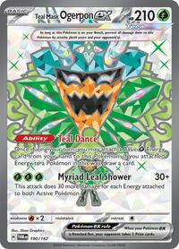 Teal Mask Ogerpon ex - 190/167 - SV06: Twilight Masquerade - Ultra Rare - 190/167