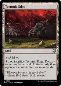 Tectonic Edge (Ripple Foil) - Commander: Modern Horizons 3 - U - 384