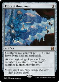 Eldrazi Monument (Ripple Foil) - Commander: Modern Horizons 3 - M - 290