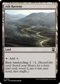 Ash Barrens (Ripple Foil) - Commander: Modern Horizons 3 - C - 318