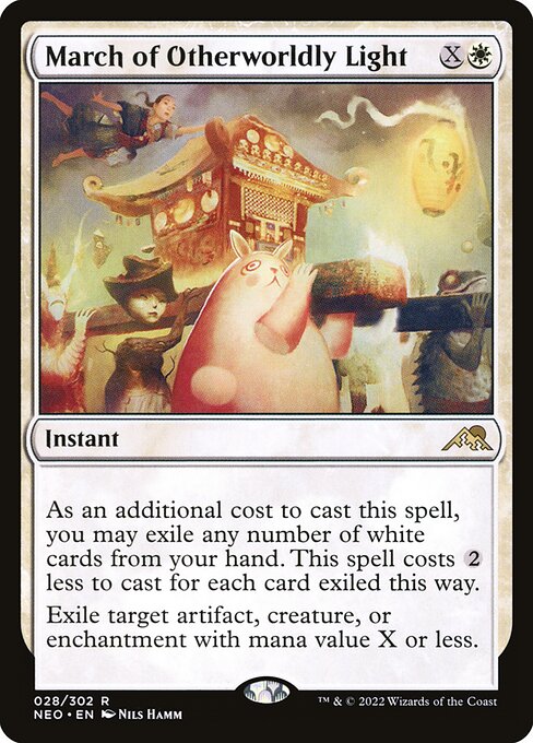March of Otherworldly Light - Kamigawa: Neon Dynasty - R - 28