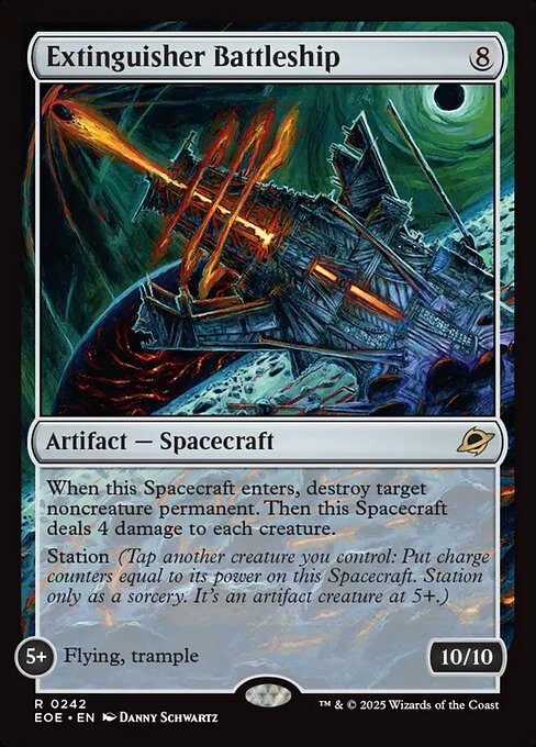 Extinguisher Battleship - Promo Pack: Edge of Eternities - R - 242