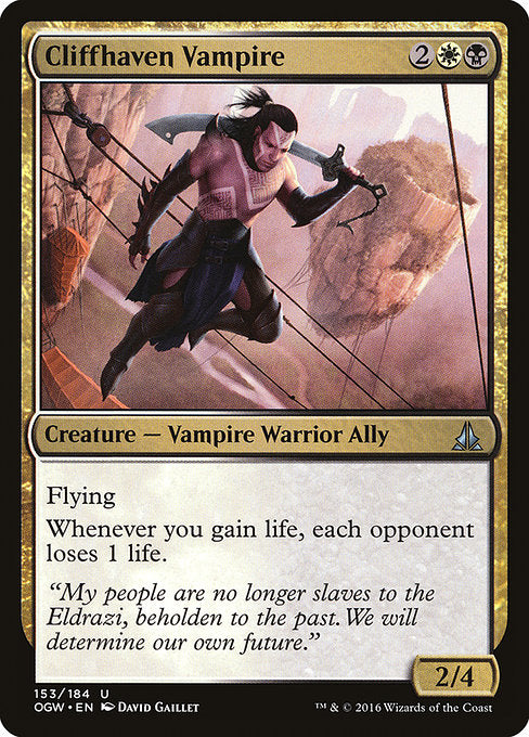 Cliffhaven Vampire - Oath of the Gatewatch - U - 153