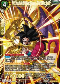 SS4 Son Goku Vs Nuova Shenron, Clash With a Soldier - Legend of the Dragon Balls - Super Rare - BT25-107
