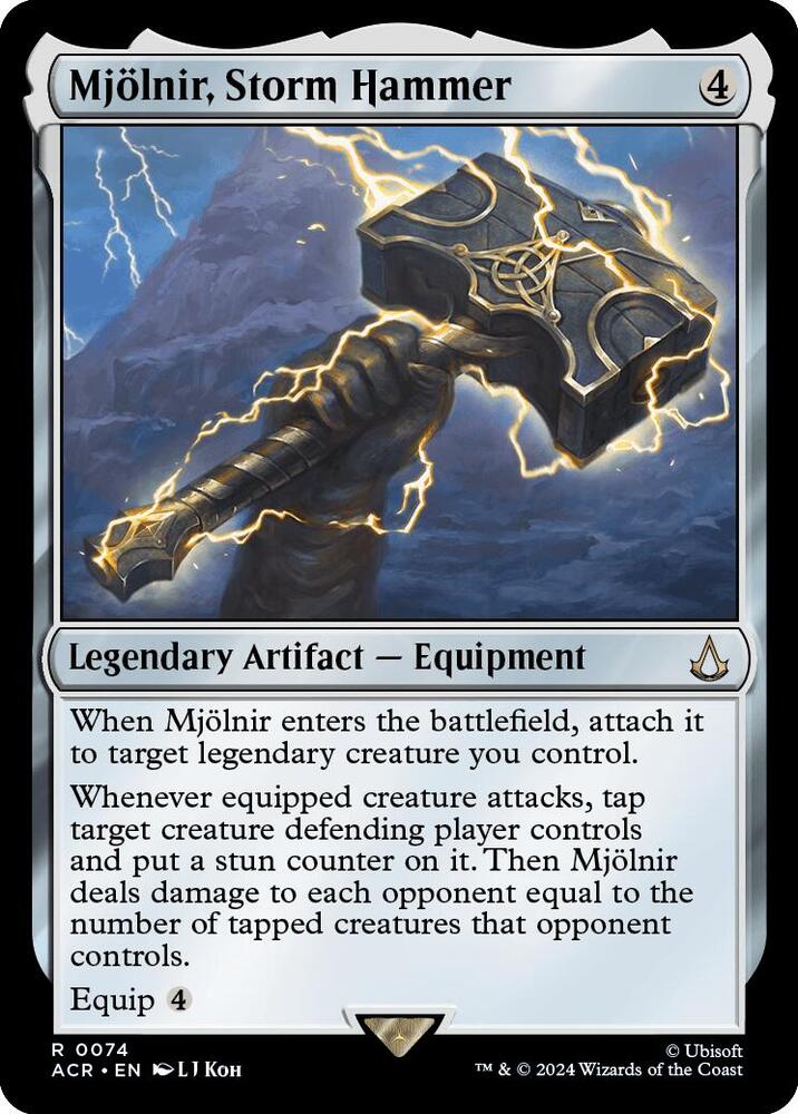 Mjolnir, Storm Hammer - Universes Beyond: Assassin's Creed - R - 74