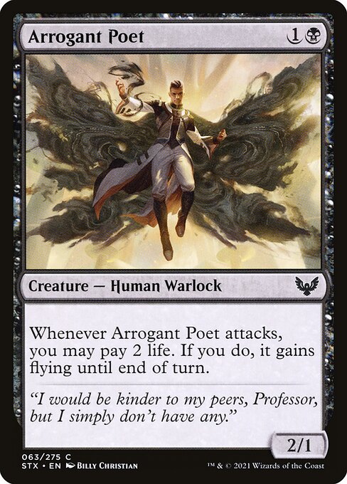 Arrogant Poet - Strixhaven: School of Mages - C - 63