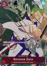 Roronoa Zoro (English Version 1st Anniversary Set) - One Piece Promotion Cards - SR - OP01-025