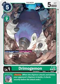 Drimogemon - P-143 (Store Tournament 2024 Jul. - Sep. Participation Pack) - Digimon Promotion Cards - Promo - P-143 P