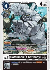 Gotsumon (X Antibody) - P-144 (Store Tournament 2024 Jul. - Sep. Participation Pack) - Digimon Promotion Cards - Promo - P-144 P