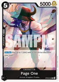 Page One - Two Legends - R - OP08-092