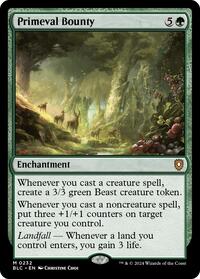 Primeval Bounty - Commander: Bloomburrow - M - 232
