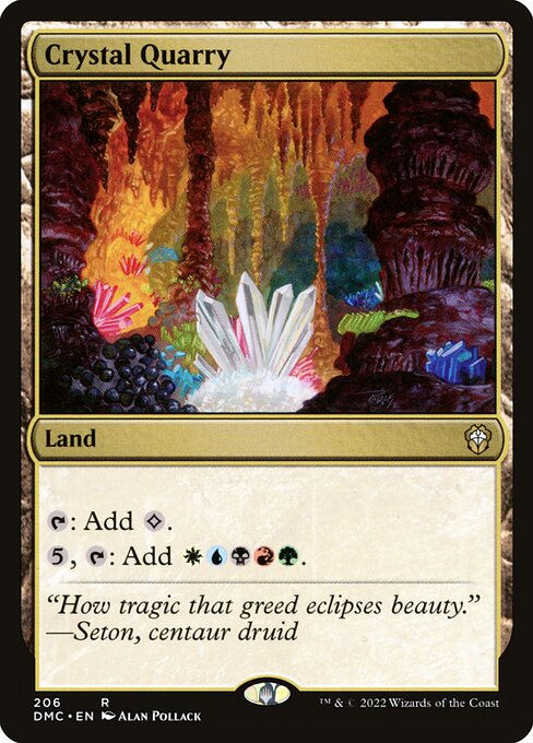 Crystal Quarry - Commander: Dominaria United - R - 206