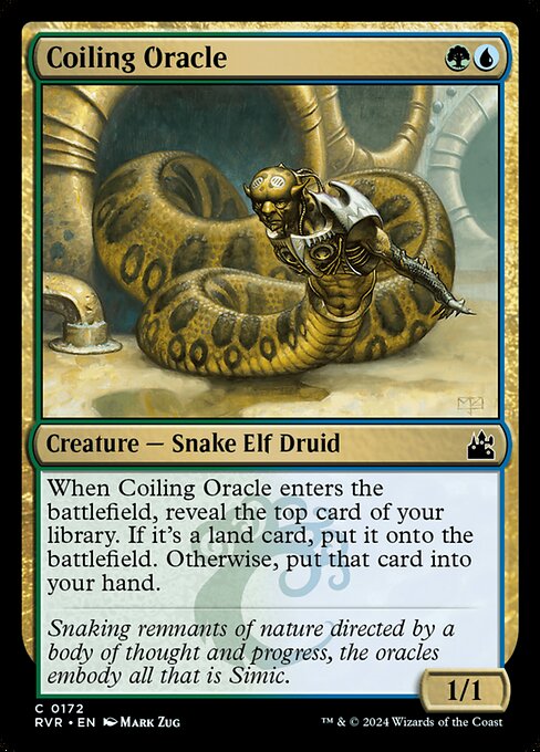 Coiling Oracle - Ravnica Remastered - C - 172