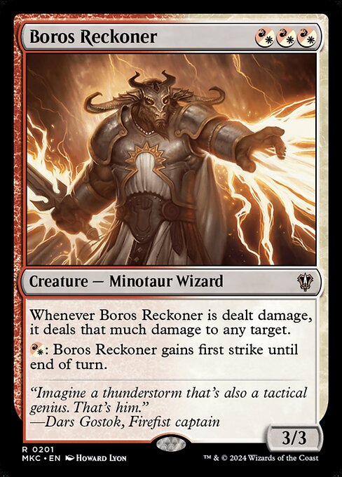 Boros Reckoner - Commander: Murders at Karlov Manor - R - 201