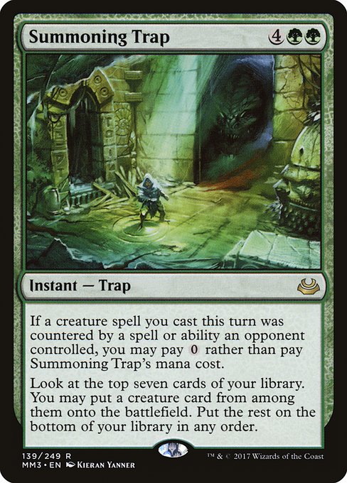 Summoning Trap - Modern Masters 2017 - R - 139