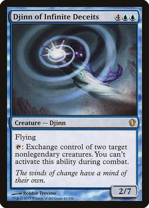 Djinn of Infinite Deceits - Commander 2013 - R - 41