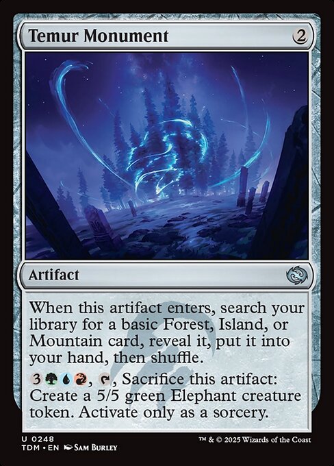 Temur Monument - Tarkir: Dragonstorm - U - 248