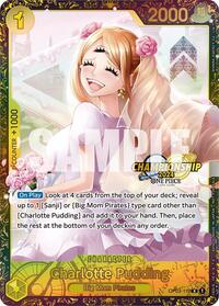 Charlotte Pudding (Championship 2024) - One Piece Promotion Cards - R - OP03-112