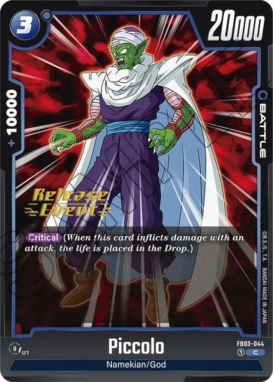 Piccolo - FB03-044 - Raging Roar Release Event Cards - Common - FB03-044