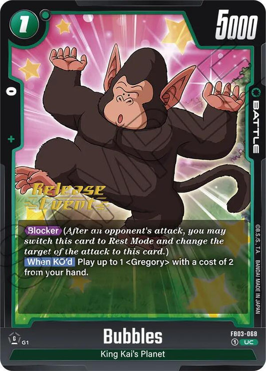 Bubbles - Raging Roar Release Event Cards - Uncommon - FB03-068