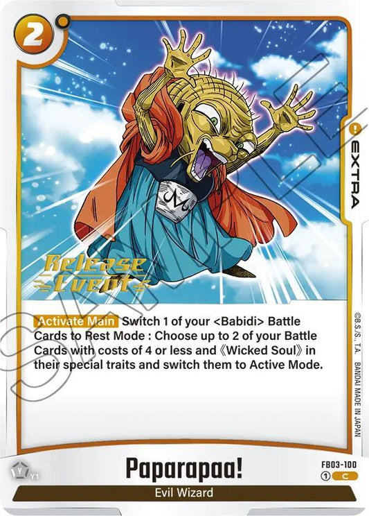 Paparapaa! - Raging Roar Release Event Cards - Common - FB03-100
