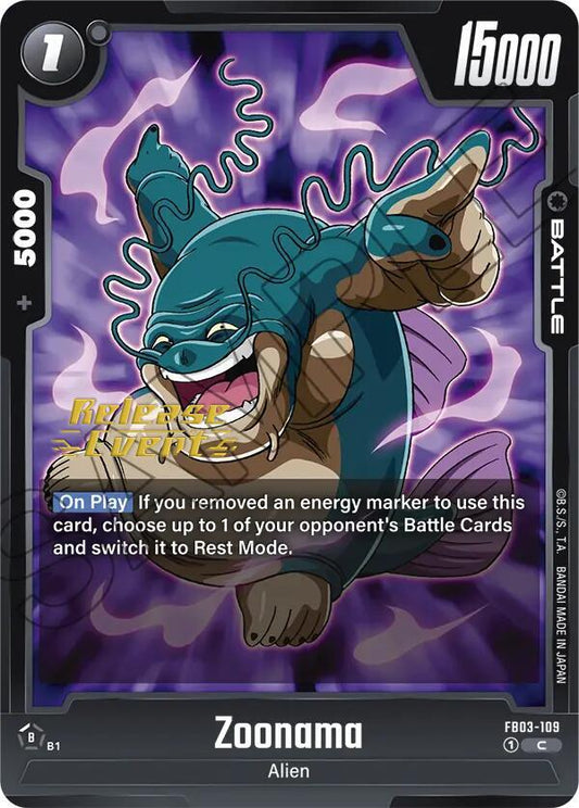 Zoonama - Raging Roar Release Event Cards - Common - FB03-109