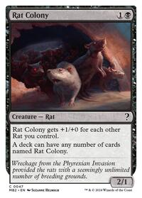 Rat Colony (White Border) - Mystery Booster 2 - C - 47