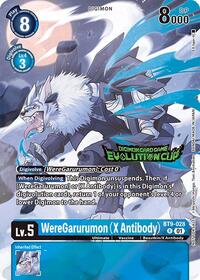 WereGarurumon (X Antibody) (August 2024 Evolution Cup Participant) - X Record - Promo - BT9-028 R