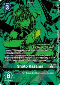 Shoto Kazama (August 2024 Evolution Cup Participant) - Digimon Promotion Cards - Promo - P-133 P