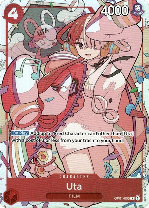 Uta - OP01-005 (Premium Card Collection -Uta-) - One Piece Promotion Cards - R - OP01-005