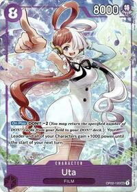 Uta - OP02-120 (Premium Card Collection -Uta-) - One Piece Promotion Cards - SEC - OP02-120