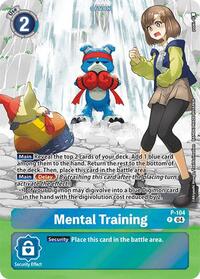 Mental Training (Starter Deck 19 Exclusive) - Digimon Promotion Cards - Promo - P-104 P